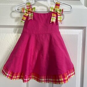 Bonnie Baby Vibrant Pink Dress 6-9 months